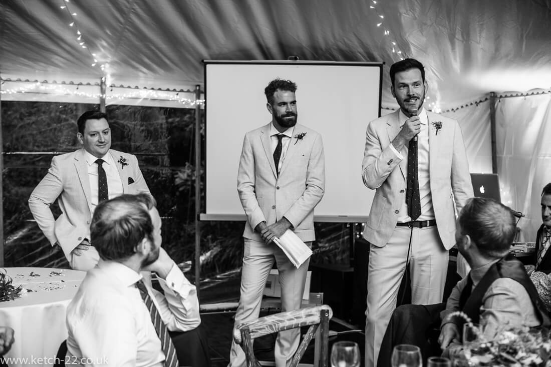 Best man speechs - Winchcombe wedding photographer