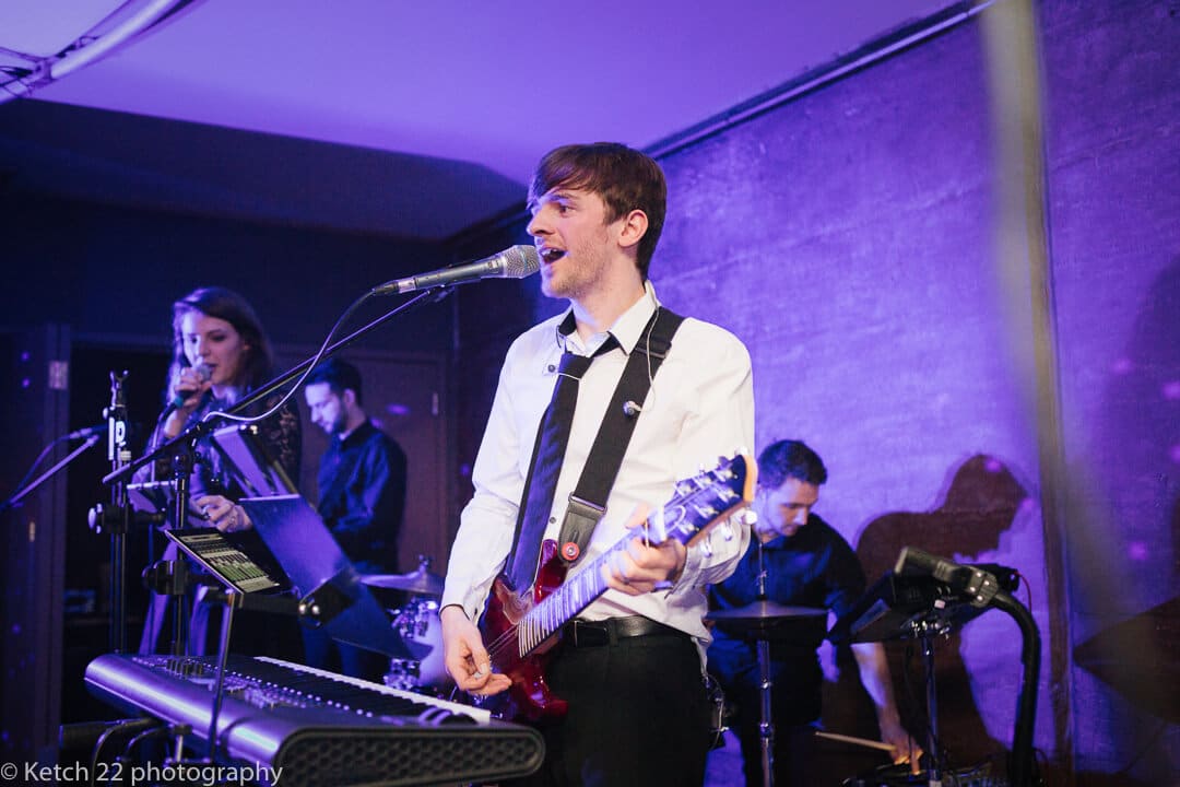 Guitar player at wedding