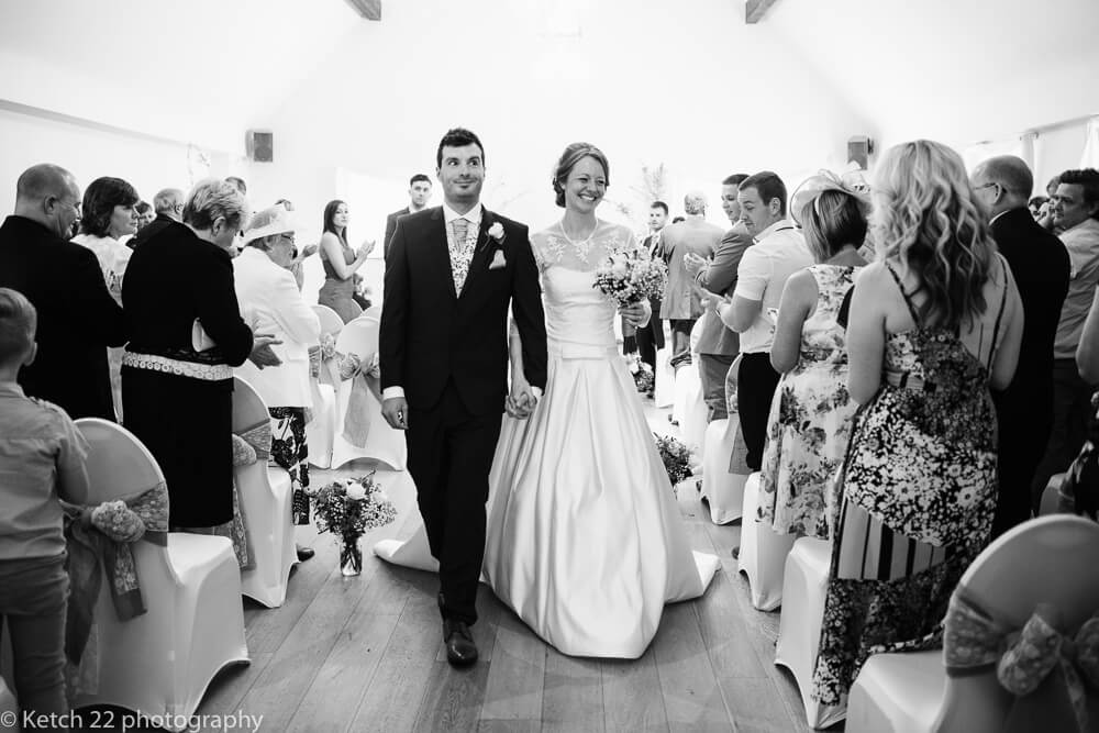 Wedding Ceremony at The Barn at Berkeley Gloucestershire