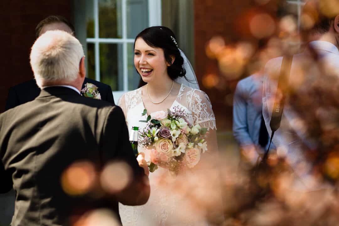 Creative portrait of bride at Homme House wedding