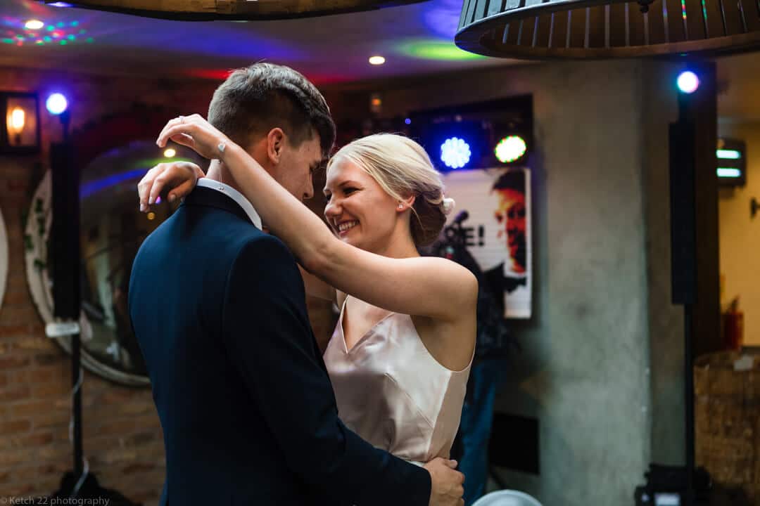 First dance at No 38 wedding Cheltenham