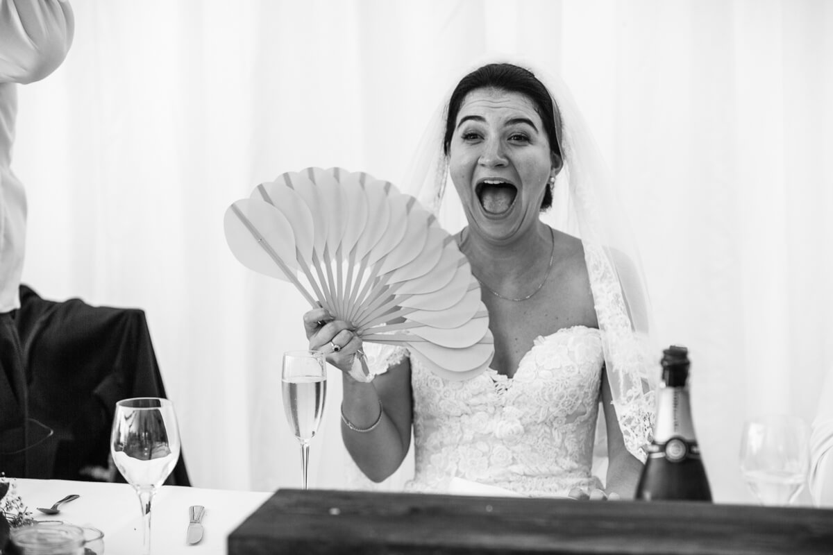 Documentary wedding photography Andalusia Spain/ Bride with fan